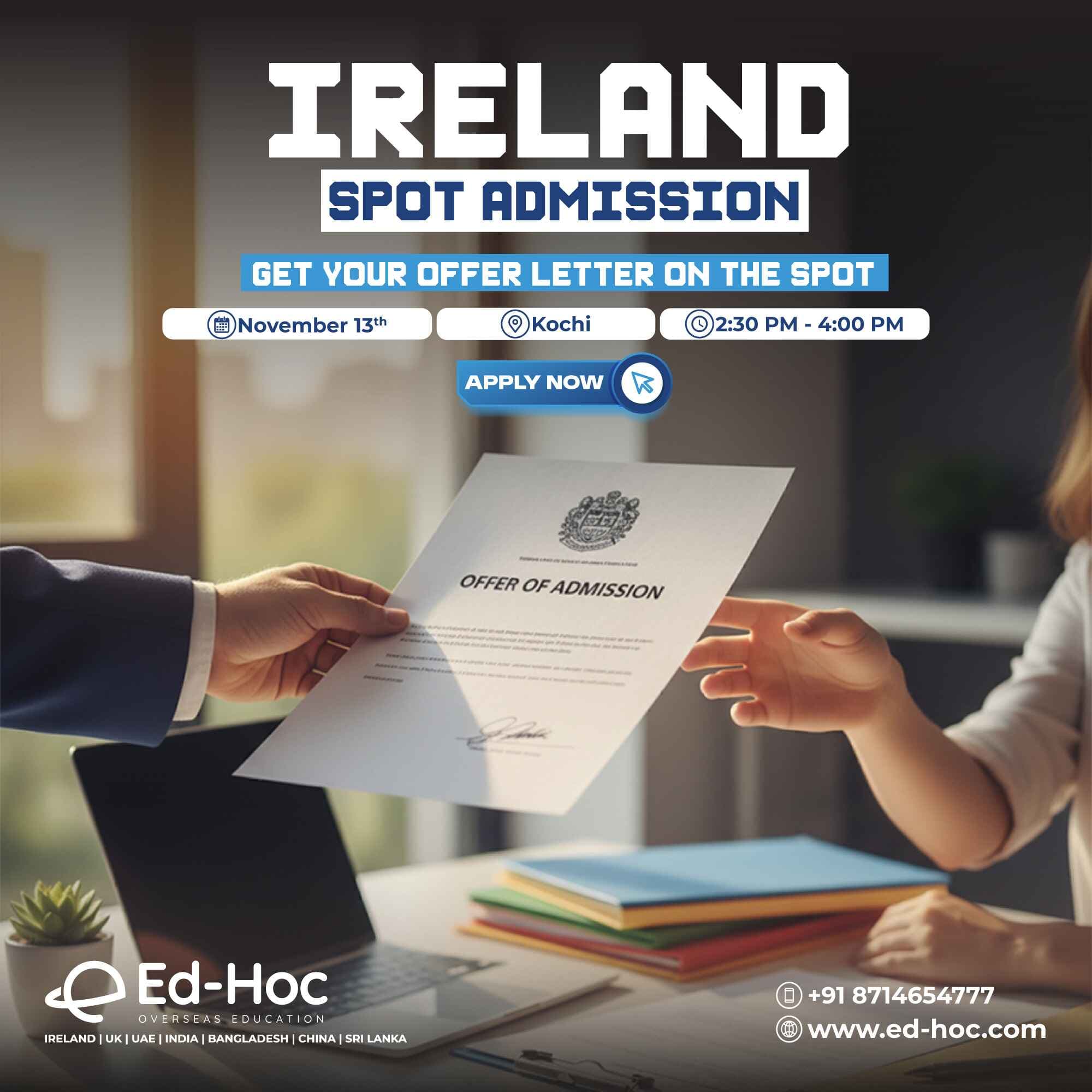 SPOT ADMISSION KOCHI (NOV 13)
