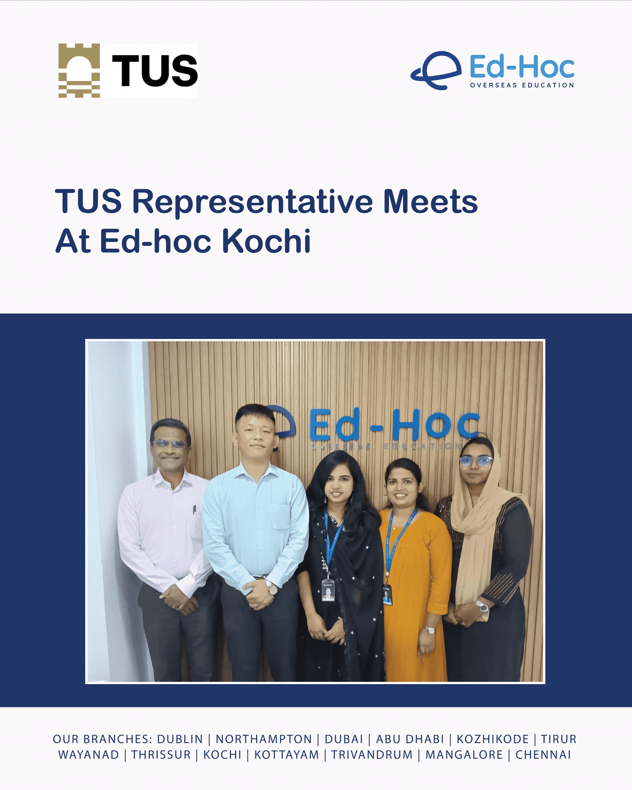 TUS Representative Meets At Ed-Hoc