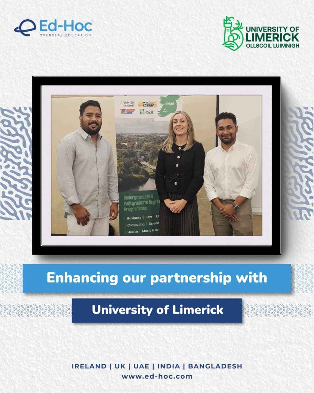 Collaborates with University of Limrick