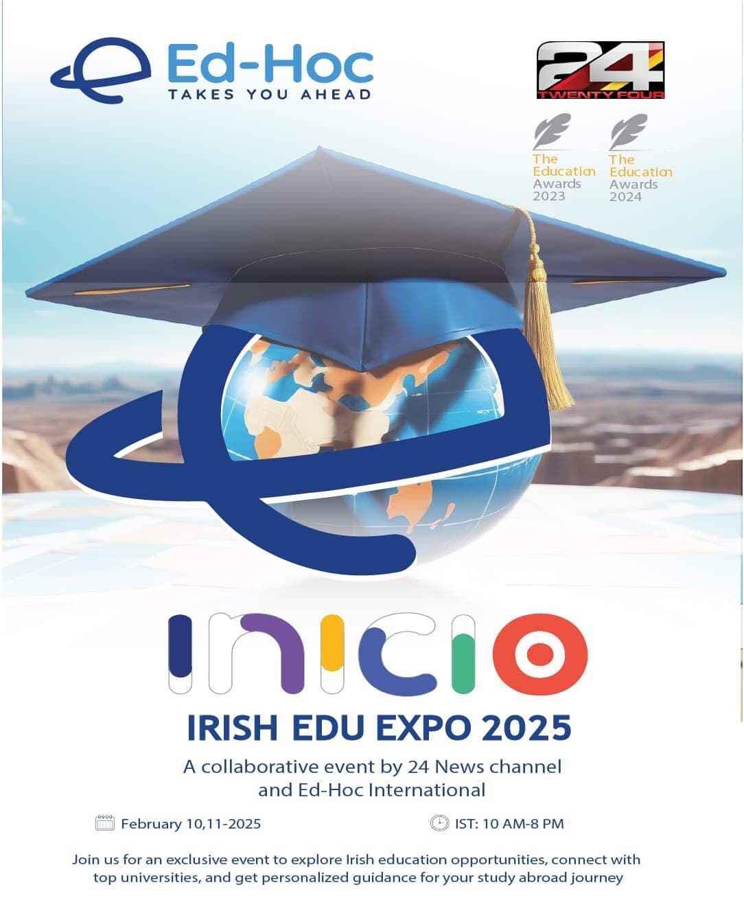 Irish Edu Expo 2025 – Ed-Hoc International & 24 News Channel