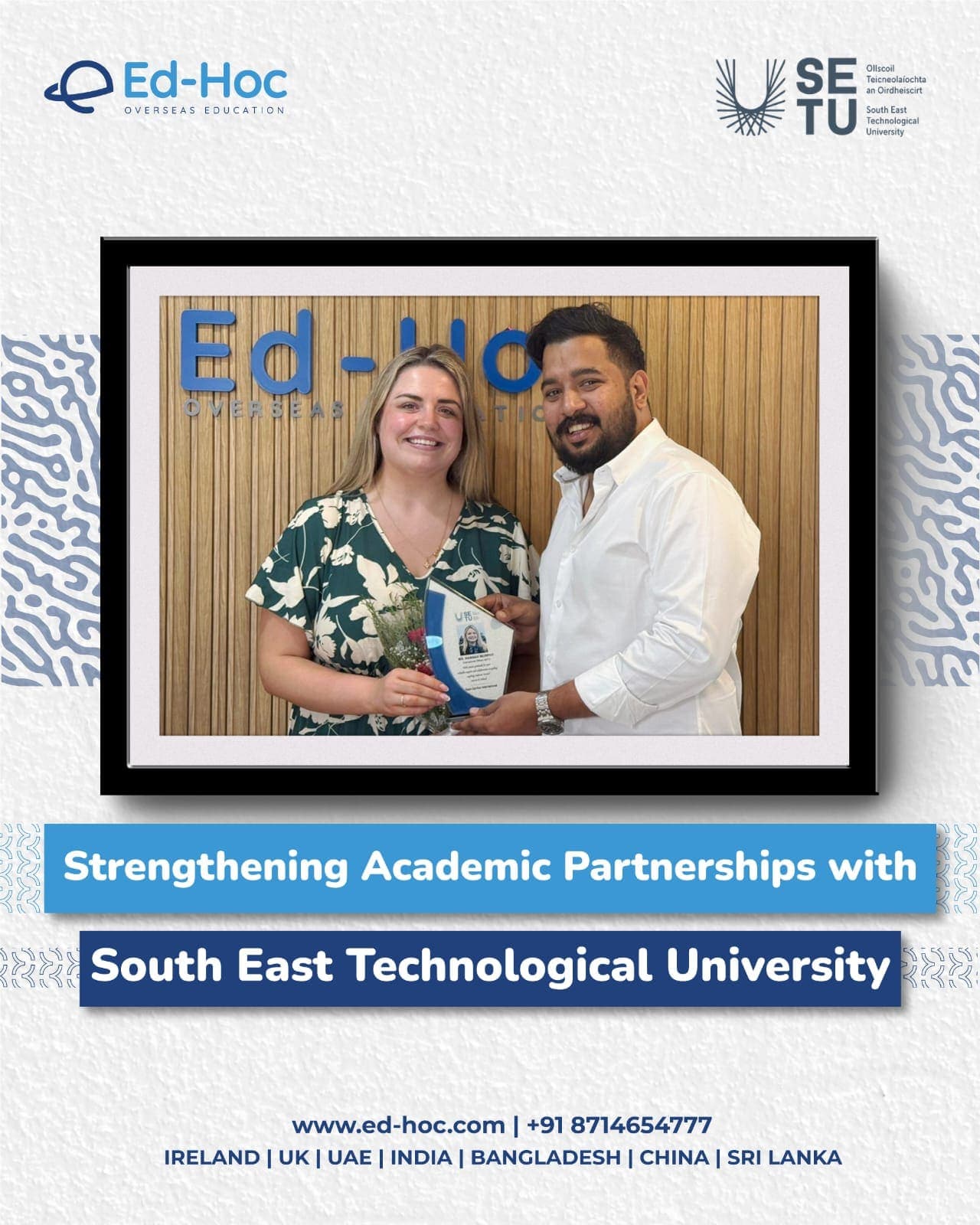 Strengthening Academic Partnerships With South East Technological University