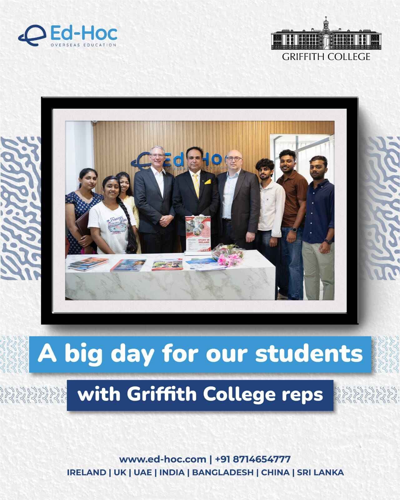 A Big Day For Our Students With Griffith College Reps